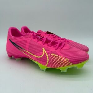Nike Zoom Vapor 15 Academy FG MG Pink Mens Size 8.5 Soccer Cleats DJ5631-605 New